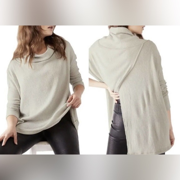 Free People Tops - Free People Juicy Cowl Neck Waffle Top